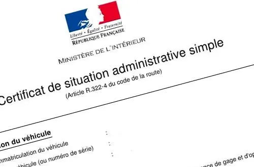 Certificat de non gage pour la récupération de vos épaves