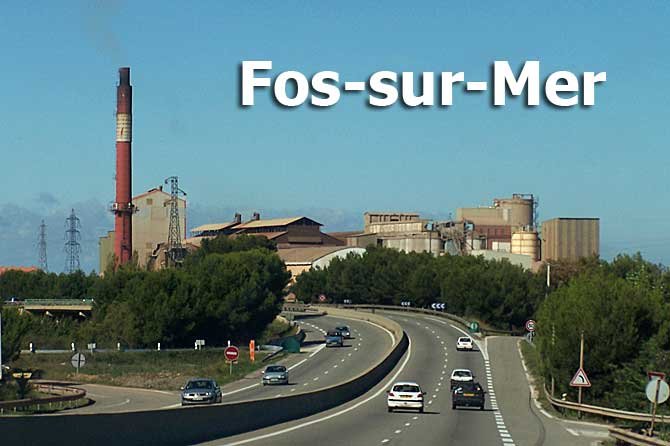 Image représentant la ville de Fos sur Mer. Nous intervenons en tant qu'épaviste sur Fos Sur Mer